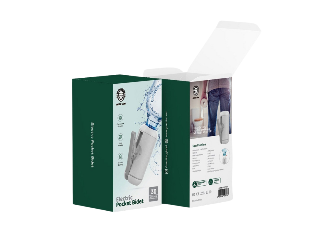 Green Lion Electric Pocket Bidet – Compact USB-C Travel Hygiene | GCC Green Lion Electric Pocket Bidet – Compact USB-C Travel Hygiene | GCC